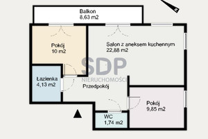 Mieszkanie na sprzedaż 57m2 Wrocław Stare Miasto Szczepin Długa - zdjęcie 2