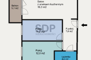 Mieszkanie na sprzedaż 55m2 Wrocław Krzyki Krzyki Racławicka - zdjęcie 1