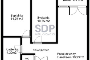 Mieszkanie na sprzedaż 53m2 Wrocław Psie Pole Zakrzów Zatorska - zdjęcie 2