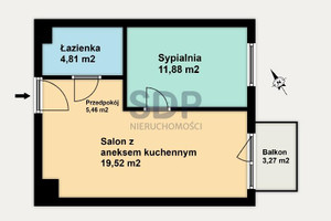 Mieszkanie na sprzedaż 42m2 Wrocław Krzyki Borek Armii Krajowej - zdjęcie 2