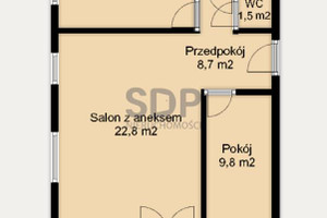 Mieszkanie na sprzedaż 57m2 Wrocław Krzyki Księże Wielkie Opolska - zdjęcie 2