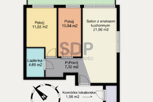 Mieszkanie na sprzedaż 57m2 Wrocław Stare Miasto Szczepin Długa - zdjęcie 2