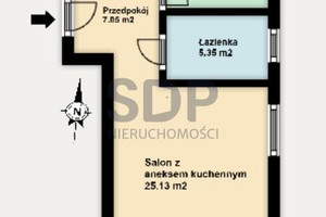 Mieszkanie na sprzedaż 61m2 Wrocław Kominiarska - zdjęcie 2
