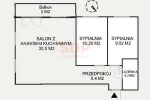 Mieszkanie na sprzedaż 63m2 Wrocław Psie Pole Os. Psie Pole Gorlicka - zdjęcie 1