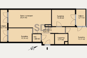 Mieszkanie na sprzedaż 73m2 Wrocław Psie Pole Sołtysowice Lothara Herbsta - zdjęcie 1