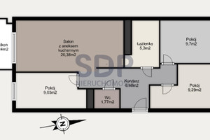 Mieszkanie na sprzedaż 66m2 Wrocław Krzyki Klecina Przyjaźni - zdjęcie 1