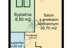 Mieszkanie na sprzedaż 38m2 Wrocław Krzyki Księże Małe Opolska - zdjęcie 2