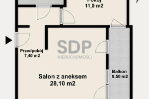 Mieszkanie na sprzedaż 51m2 Wrocław Krzyki Księże Wielkie Opolska - zdjęcie 2