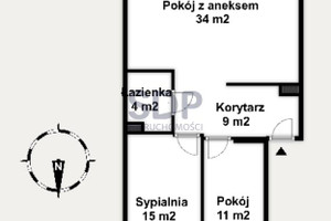 Mieszkanie na sprzedaż 76m2 Wrocław Psie Pole Poświętne Kamieńskiego Macieja - zdjęcie 2