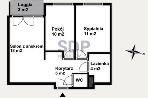 Mieszkanie na sprzedaż 52m2 Wrocław Psie Pole Zakrzów Zatorska - zdjęcie 2