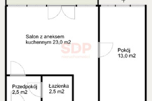 Mieszkanie na sprzedaż 41m2 Wrocław Krzyki Os. Powstańców Śląskich ok. Ronda Powstańców Śląskich - zdjęcie 1