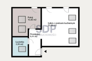 Mieszkanie na sprzedaż 46m2 Wrocław Psie Pole Poświętne Kamieńskiego Macieja - zdjęcie 3
