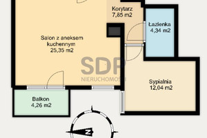Mieszkanie na sprzedaż 50m2 Wrocław Krzyki Klecina Przyjaźni - zdjęcie 1
