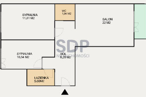 Mieszkanie na sprzedaż 60m2 Wrocław Krzyki Huby - zdjęcie 1