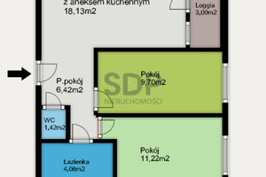 Mieszkanie na sprzedaż 51m2 Wrocław Psie Pole Zakrzów Odolanowska - zdjęcie 2