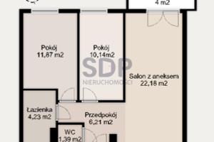 Mieszkanie na sprzedaż 57m2 Wrocław Psie Pole Zakrzów - zdjęcie 2