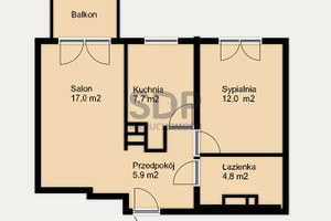 Mieszkanie na sprzedaż 48m2 Wrocław Fabryczna Oporów Awicenny - zdjęcie 1