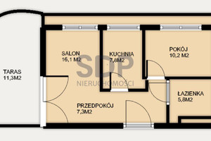 Mieszkanie na sprzedaż 48m2 Wrocław Krzyki Księże Wielkie Opolska - zdjęcie 3