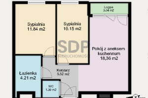 Mieszkanie na sprzedaż 52m2 Wrocław Psie Pole Zakrzów Odolanowska - zdjęcie 2