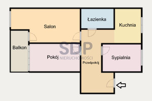 Mieszkanie na sprzedaż 60m2 Wrocław Fabryczna Gądów Mały Szybowcowa - zdjęcie 2