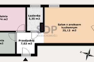 Mieszkanie na sprzedaż 61m2 Wrocław Psie Pole Lipa Piotrowska Kominiarska - zdjęcie 2