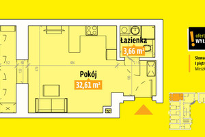 Mieszkanie na sprzedaż 37m2 Kielce Juliusza Słowackiego - zdjęcie 3