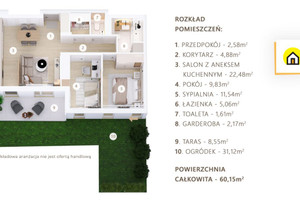 Mieszkanie na sprzedaż 61m2 Kielce Niska - zdjęcie 2
