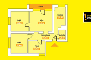 Mieszkanie na sprzedaż 67m2 jędrzejowski Jędrzejów 11 Listopada - zdjęcie 2