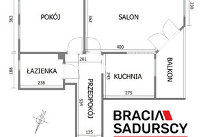 Mieszkanie na sprzedaż 50m2 Kraków Prądnik Czerwony Ugorek Fiołkowa - zdjęcie 3