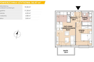 Mieszkanie na sprzedaż 40m2 Kraków Podgórze Duchackie Wola Duchacka Kamieńskiego - okolice - zdjęcie 3