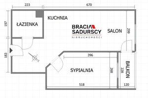 Mieszkanie na sprzedaż 44m2 Kraków Bohomolca - zdjęcie 3