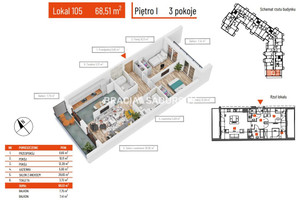 Mieszkanie na sprzedaż 69m2 Kraków Bieżanów-Prokocim Prokocim Teligi - zdjęcie 3