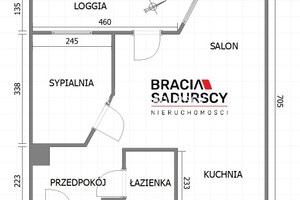 Mieszkanie na sprzedaż 43m2 Kraków Swoszowice Kliny Zacisze Bartla - zdjęcie 3