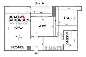 Mieszkanie na sprzedaż 56m2 Kraków Myśliwska - zdjęcie 3