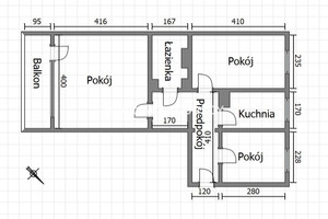 Mieszkanie do wynajęcia 47m2 Kraków Mistrzejowice os. Piastów - zdjęcie 3