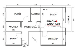 Mieszkanie na sprzedaż 57m2 Kraków Mistrzejowice os. Piastów - zdjęcie 3