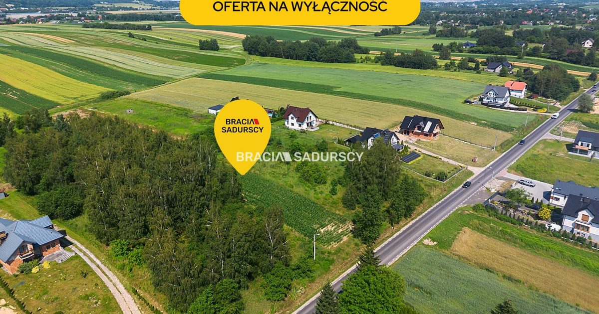 Działka budowlana / MPZP / przy głównej drodze