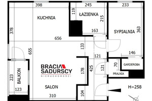 Mieszkanie na sprzedaż 48m2 Kraków Bieżanów-Prokocim Prokocim Teligi - zdjęcie 3