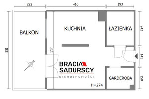 Mieszkanie na sprzedaż 33m2 Kraków Dębniki Os. Ruczaj Miłkowskiego - zdjęcie 3