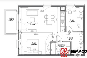 Mieszkanie na sprzedaż 56m2 Kraków Krowodrza Piaszczysta - zdjęcie 2