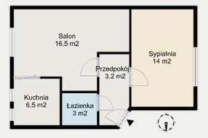 Mieszkanie na sprzedaż 44m2 Warszawa Żoliborz Stary Żoliborz Aleja Wojska Polskiego - zdjęcie 1