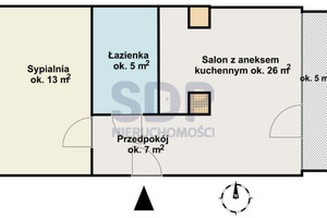 Mieszkanie na sprzedaż 51m2 Warszawa Wilanów Krzysztofa Kieślowskiego - zdjęcie 2