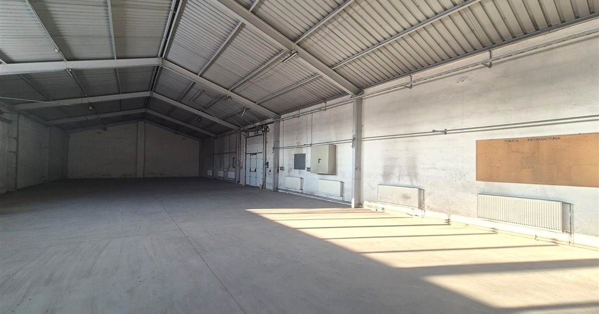 Hala 629m2 | poziom 0 | 2 bramy