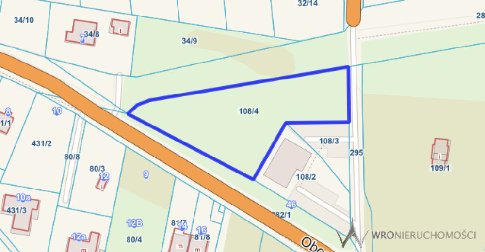 Działka usługowa | 3 498 m2 | Wilczyn