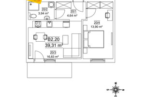 Mieszkanie na sprzedaż 40m2 Kraków Dębniki Os. Ruczaj Jana Kantego Federowicza - zdjęcie 2