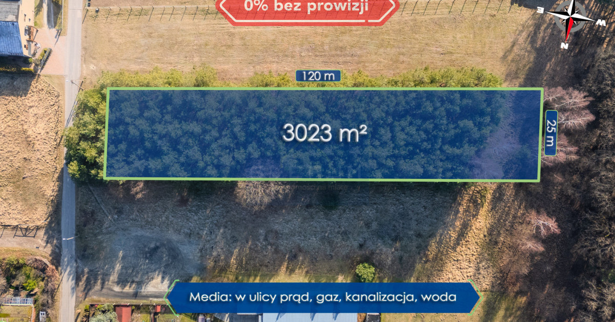 Duża działka pod zabudowę mieszkaniową w Lublińcu