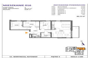 Mieszkanie na sprzedaż 86m2 Katowice Wiertnicza - zdjęcie 3