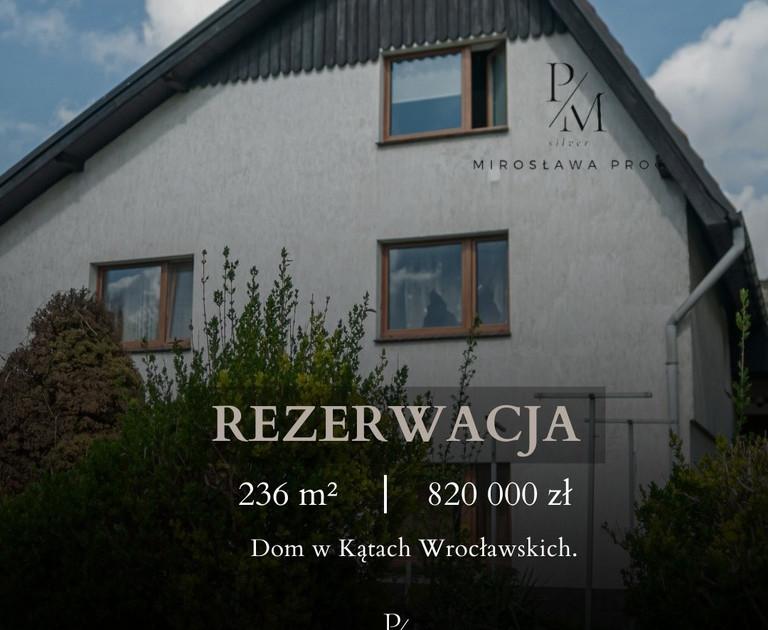 Duży dom 236m2/ 8 pokoi/Kąty Wrocławskie/Sprzedam