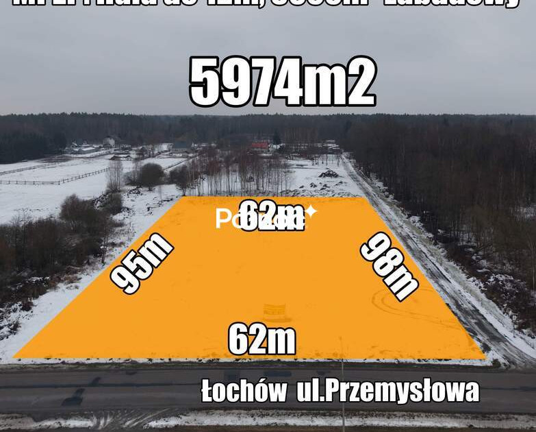 Działka inwestycyjna / przemysłowa Łochów