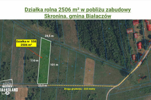 Działka na sprzedaż 2506m2 opoczyński Białaczów Skronina - zdjęcie 3